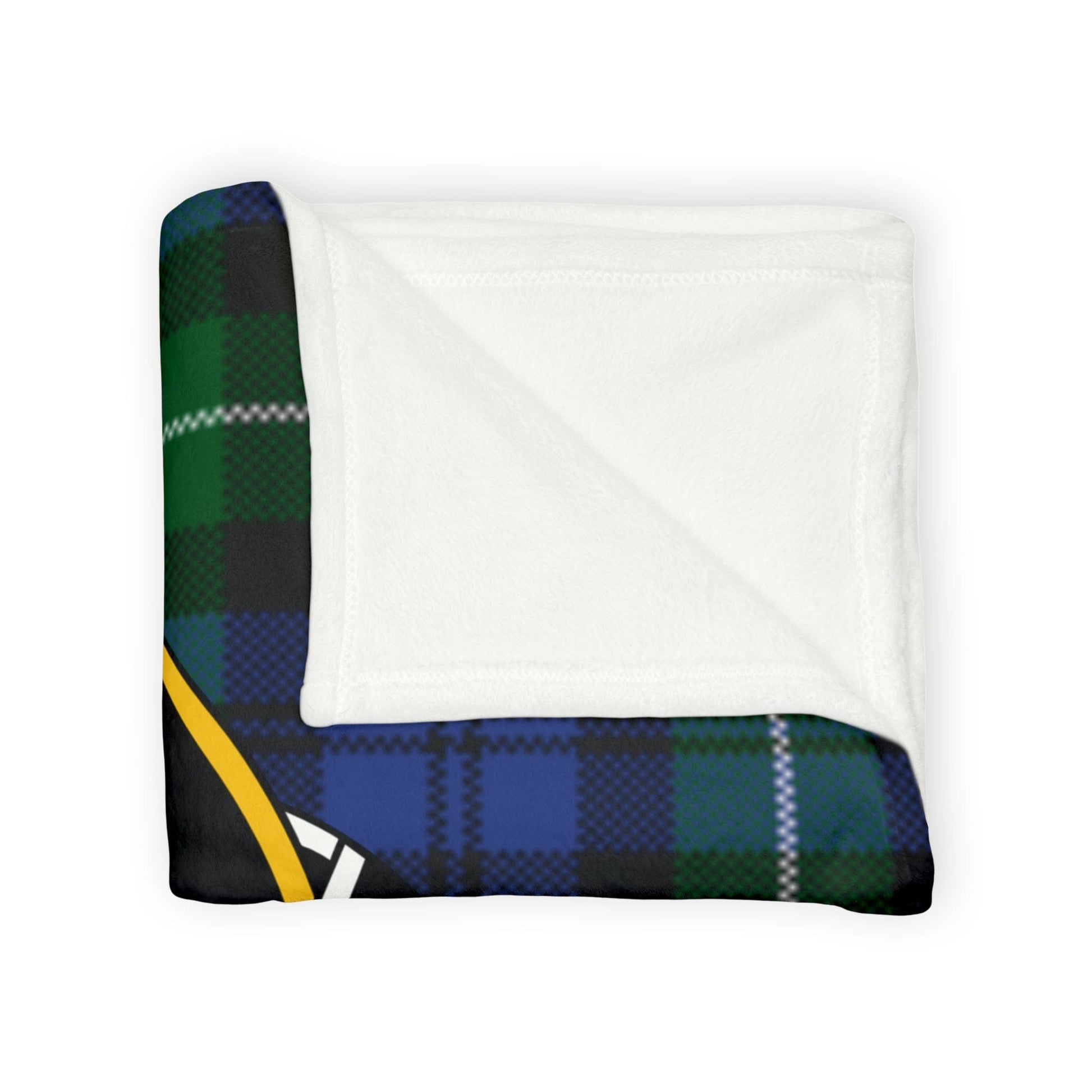 Home Decor Bannerman Clan Crest Tartan Scottish Throw Blanket