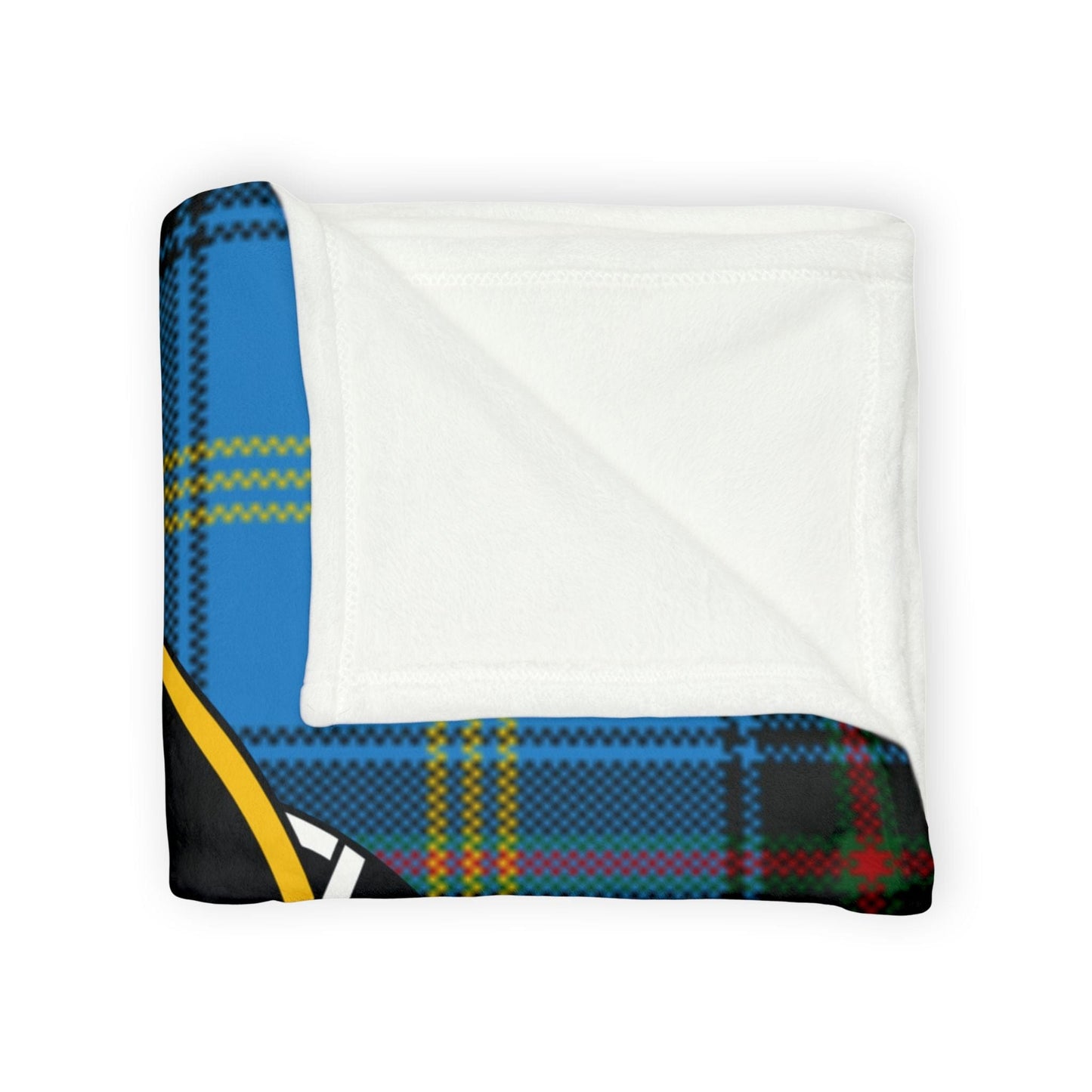 Home Decor Bell Clan Crest Tartan Scottish Throw Blanket