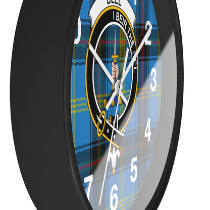 Home Decor Personalized Scottish Clan Round Clock, Choose Any Scottish Clan