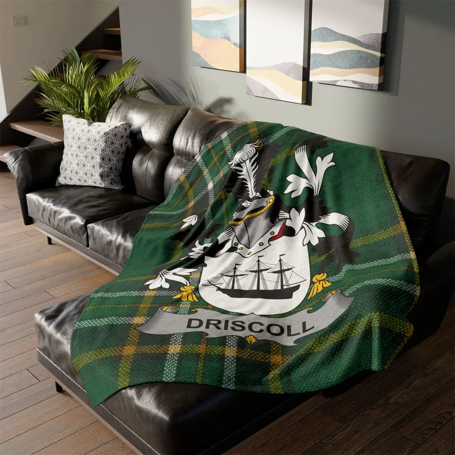 Choose Any Irish Coat of Arms Surname Blanket
