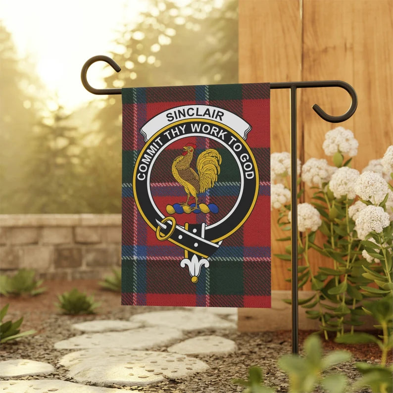 Personalized Scottish or Irish Clan Garden Flag - Living Stone Gifts