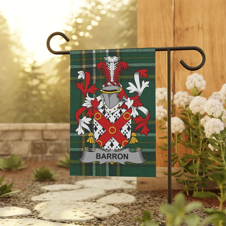 Personalized Scottish or Irish Clan Garden Flag - Living Stone Gifts