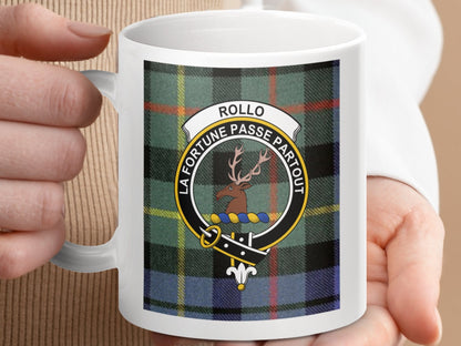 Physical Item 11oz / 11oz / White Rollo Clan Scottish La Fortune Passe Partout Mugs