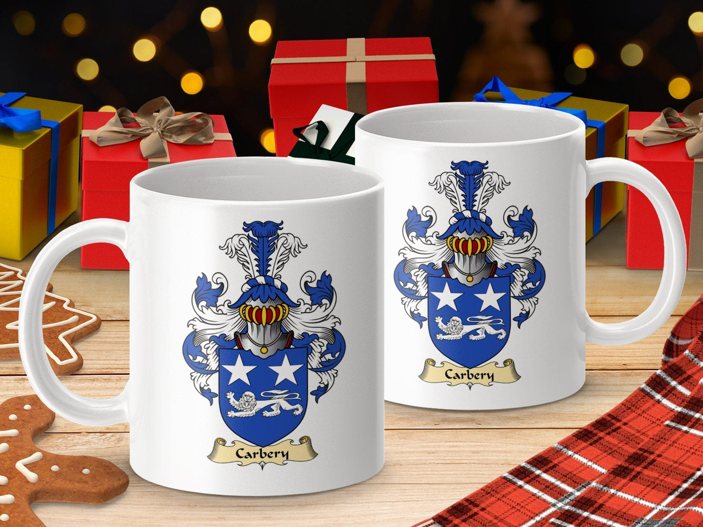 Physical Item 11oz / White Carbery Clan Coat Of Arms Scottish Mug