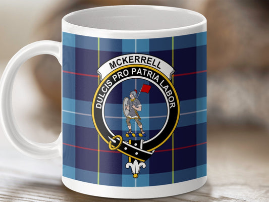 Physical Item 11oz / White McKerrell Clan Dulcis Pro Patria Labor Mug