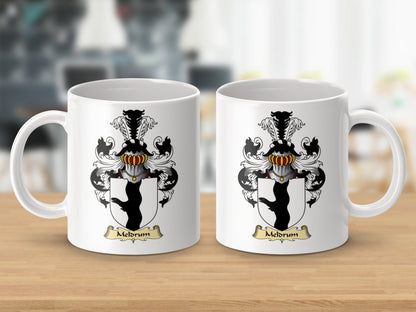 Physical Item 11oz / White Meldrum Clan Coat Of Arms Scottish Mug