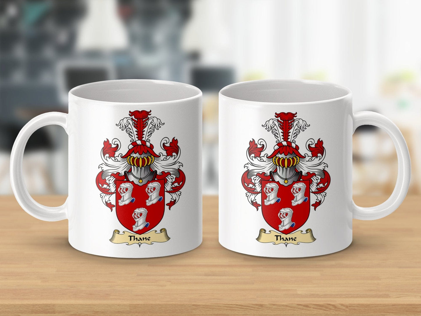 Physical Item 11oz / White Thane Clan Coat Of Arms Scottish Mug