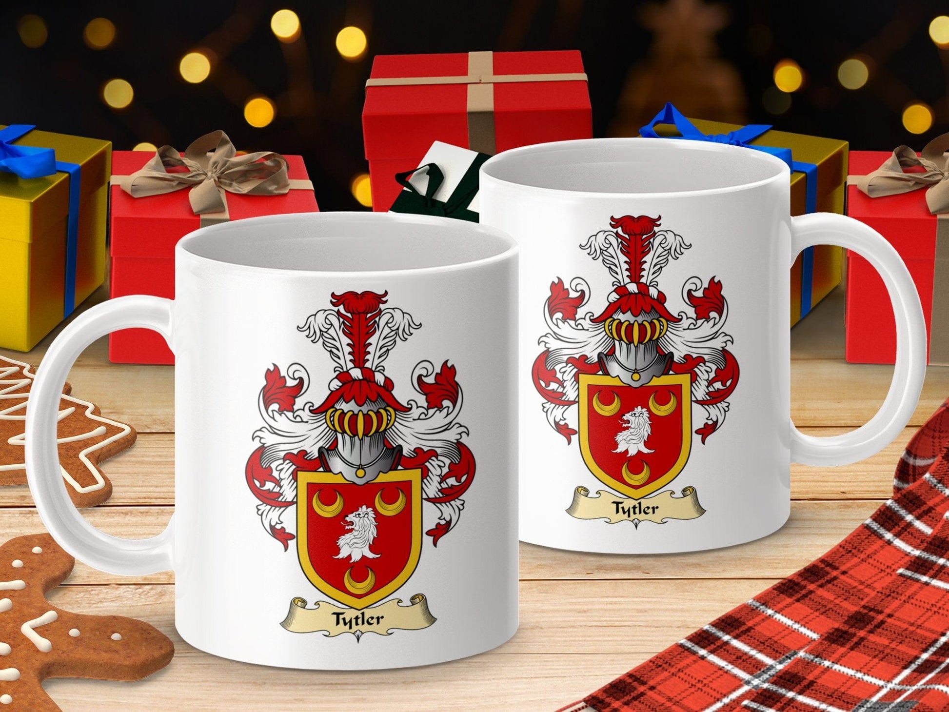 Physical Item 11oz / White Tytler Clan Coat Of Arms Scottish Mug