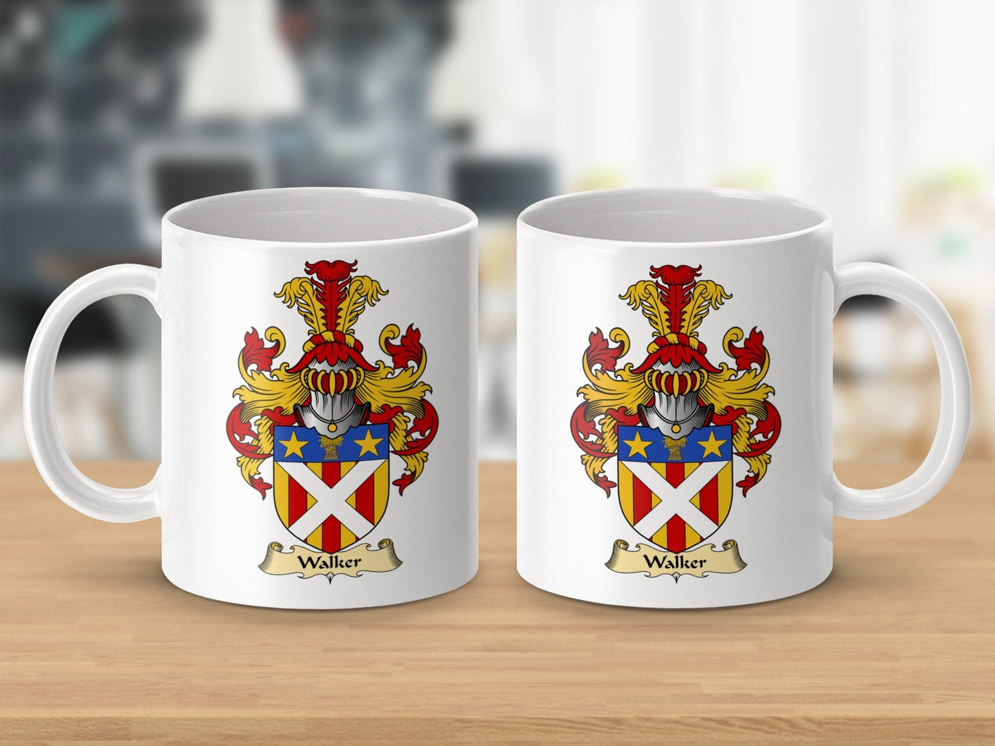 Physical Item 11oz / White Walker Clan Coat Of Arms Scottish Mug