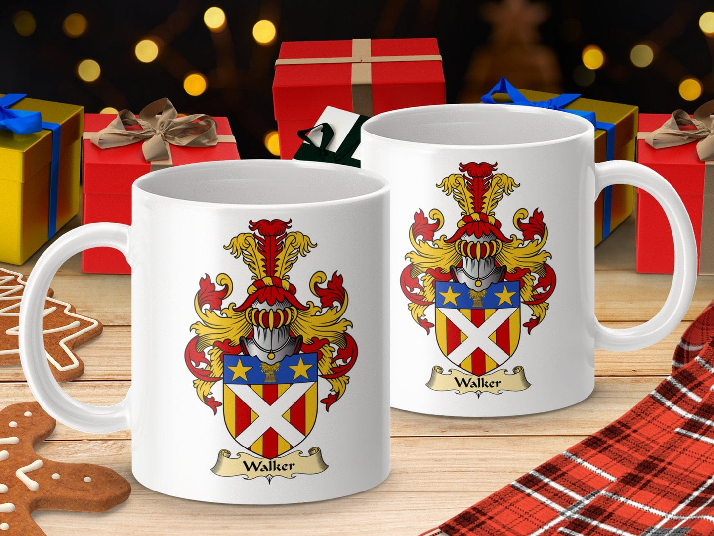 Physical Item 11oz / White Walker Clan Coat Of Arms Scottish Mug