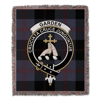 Physical Item 50" x 60" Garden Clan Scottish Tartan Woven Blanket