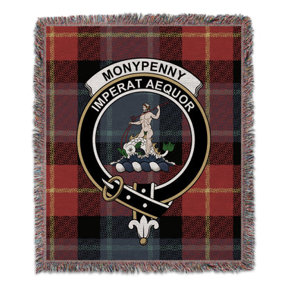 Physical Item 50" x 60" Moneypenny Imperat Aequor Scottish Tartan Woven Blanket