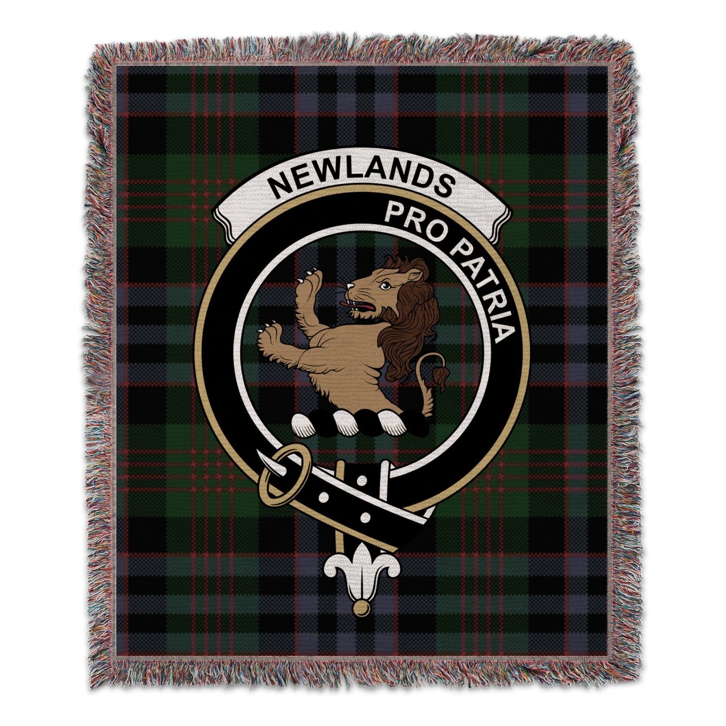 Physical Item 50" x 60" Newlands Pro Patria Scottish Tartan Woven Blanket