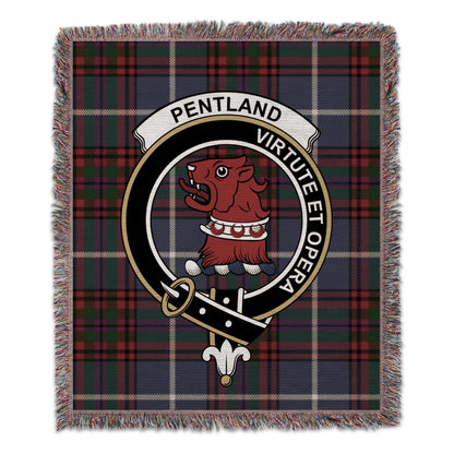 Physical Item 50" x 60" Pentland Virtue et Opera Woven Blanket