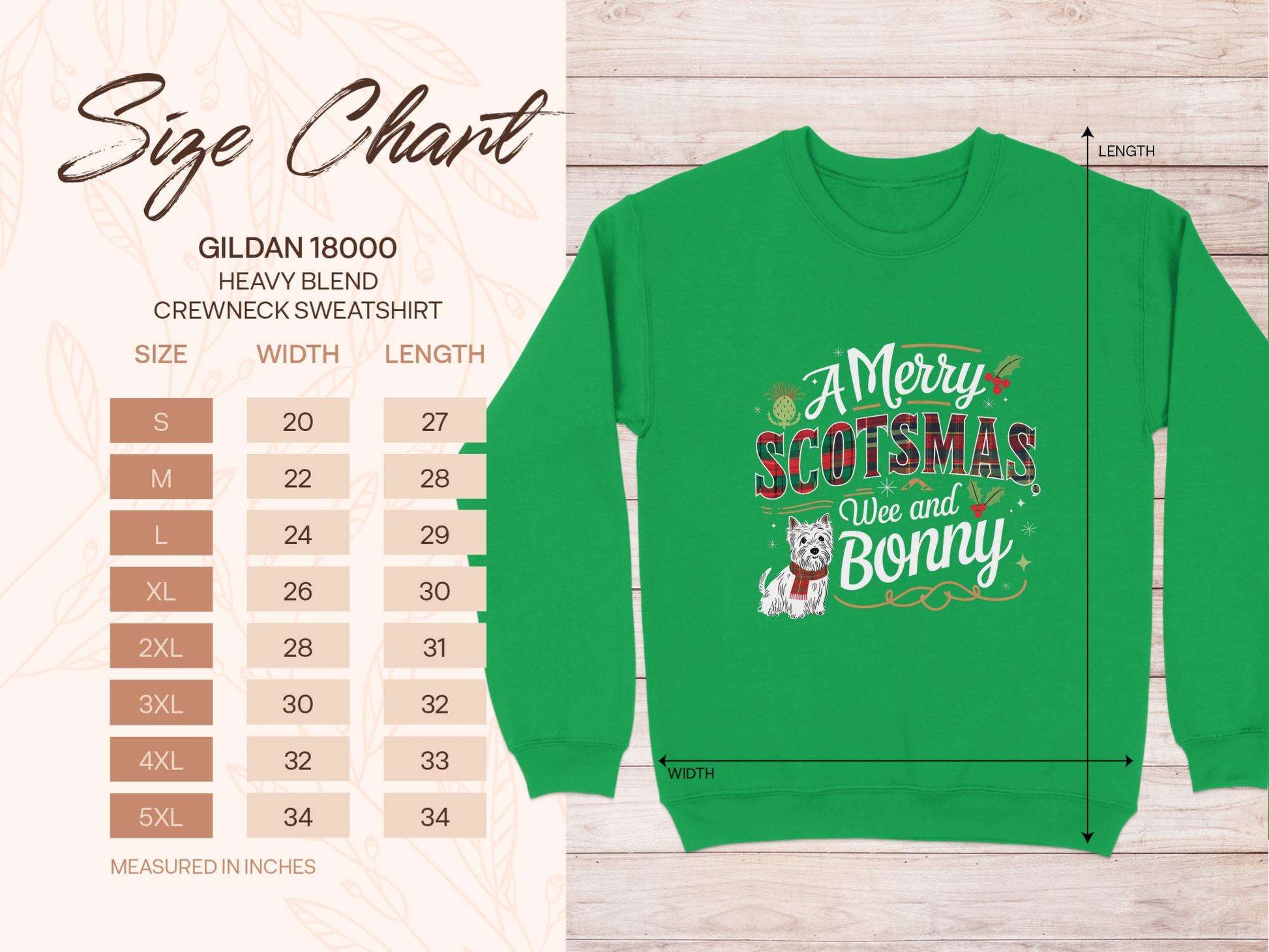 Physical Item A Merry Scotsmas Wee and Bonny Scottish Christmas Sweatshirts