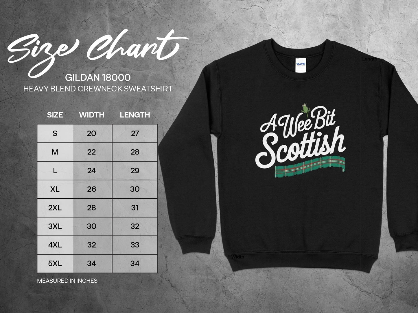 Physical Item A Wee Bit Scottish Design T-Shirt Sweatshirt