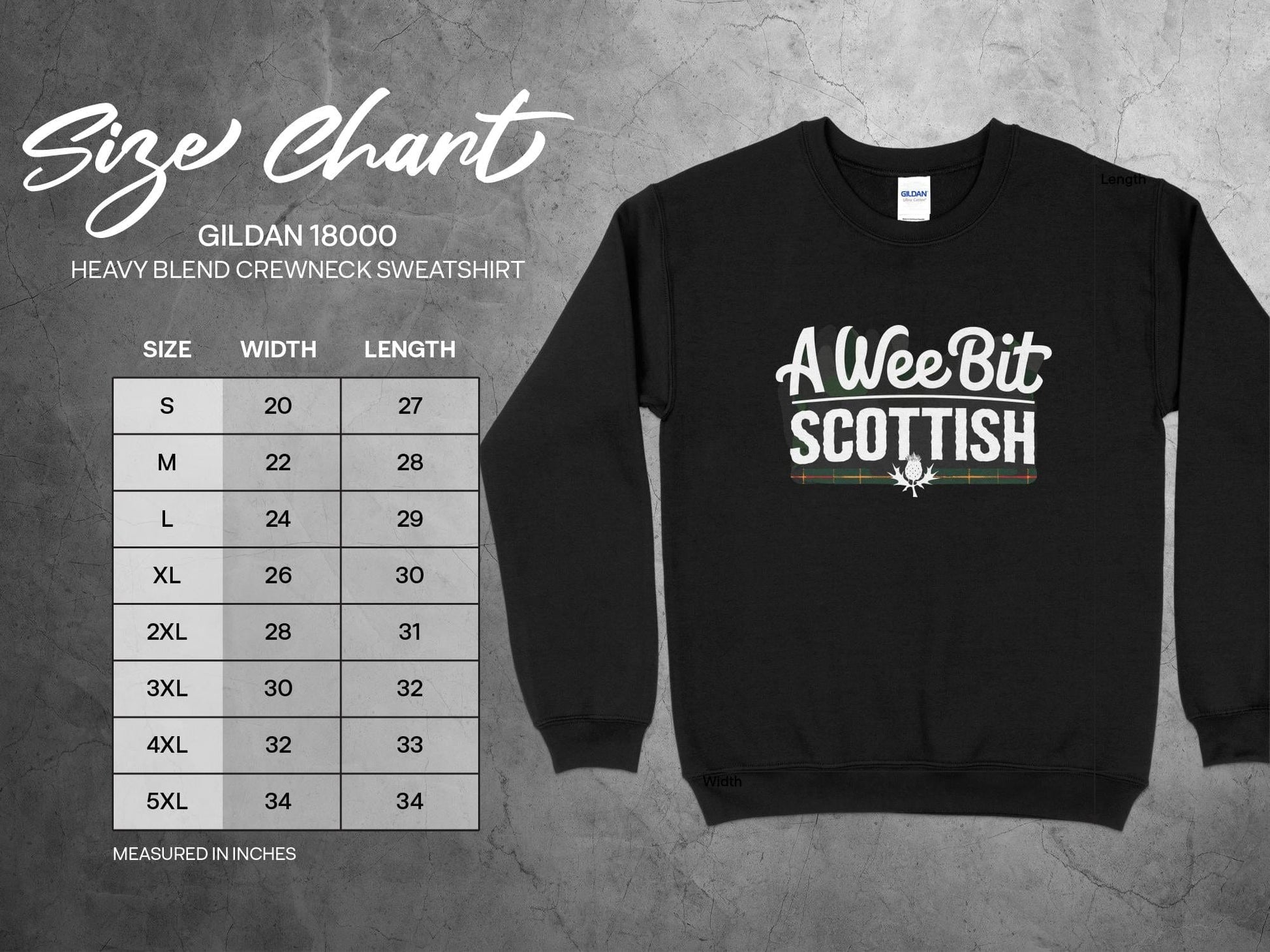 Physical Item A Wee Bit Scottish Unisex T-shirt Sweatshirt Product