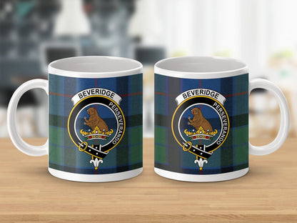 Physical Item Beveridge Clan Scottish Tartan Mug