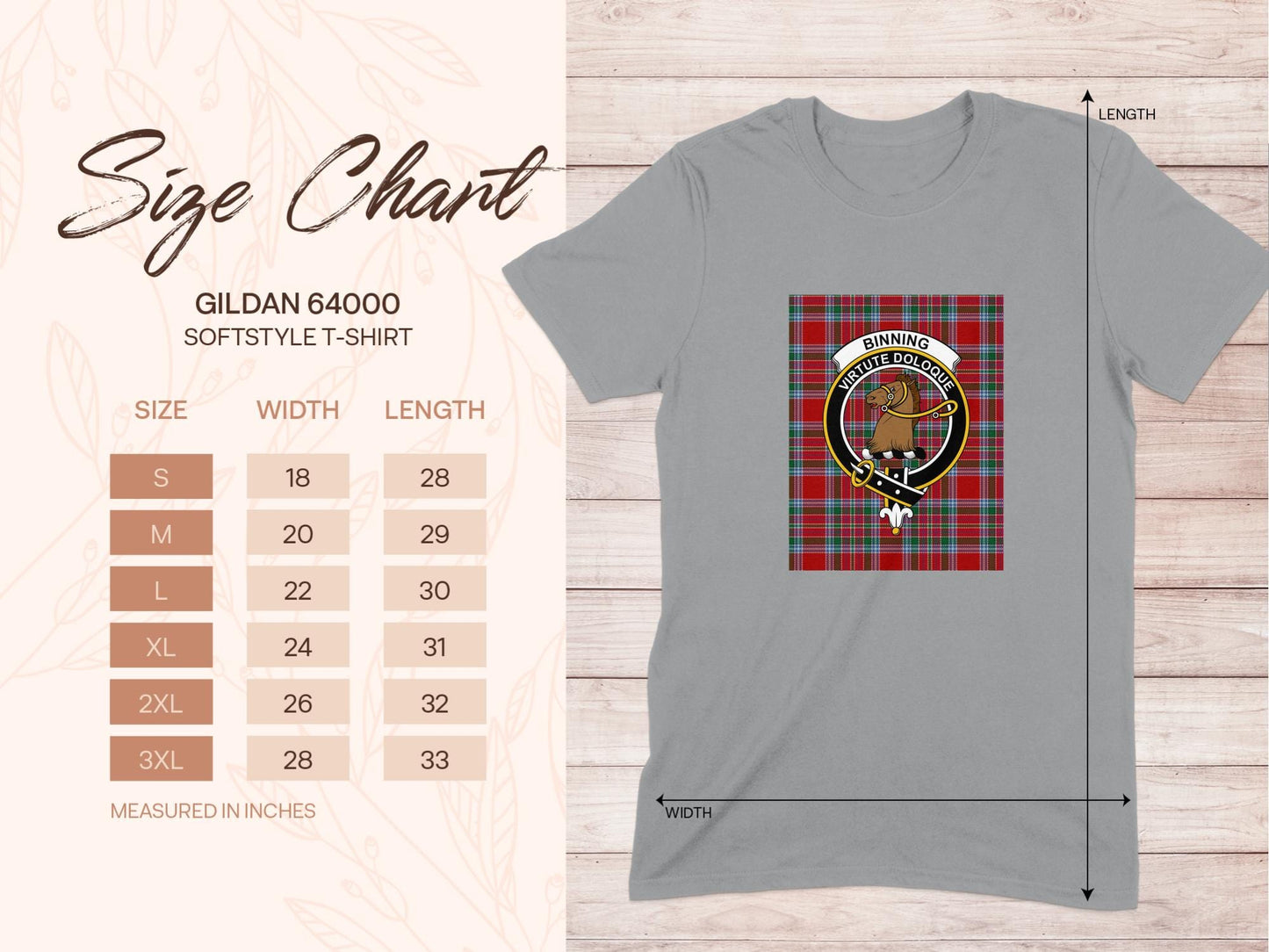 Physical Item Binning Clan Scottish Tartan Crest Unisex T-Shirt