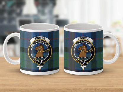 Physical Item Binning Clan Scottish Tartan Mug