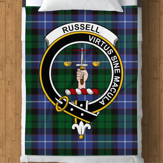 Physical Item Blankets #2 / 60" x 80" Personalized Scottish Clan Crest Tartan Custom Blankets