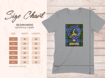 Physical Item Caldwell Clan Scottish Tartan Crest Unisex T-Shirt