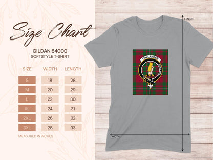 Physical Item Callander Clan Scottish Tartan Crest Unisex T-Shirt