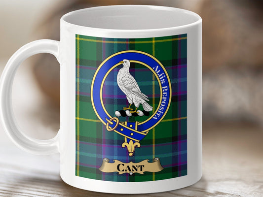 Physical Item Cant Clan Scottish Tartan Crest mug