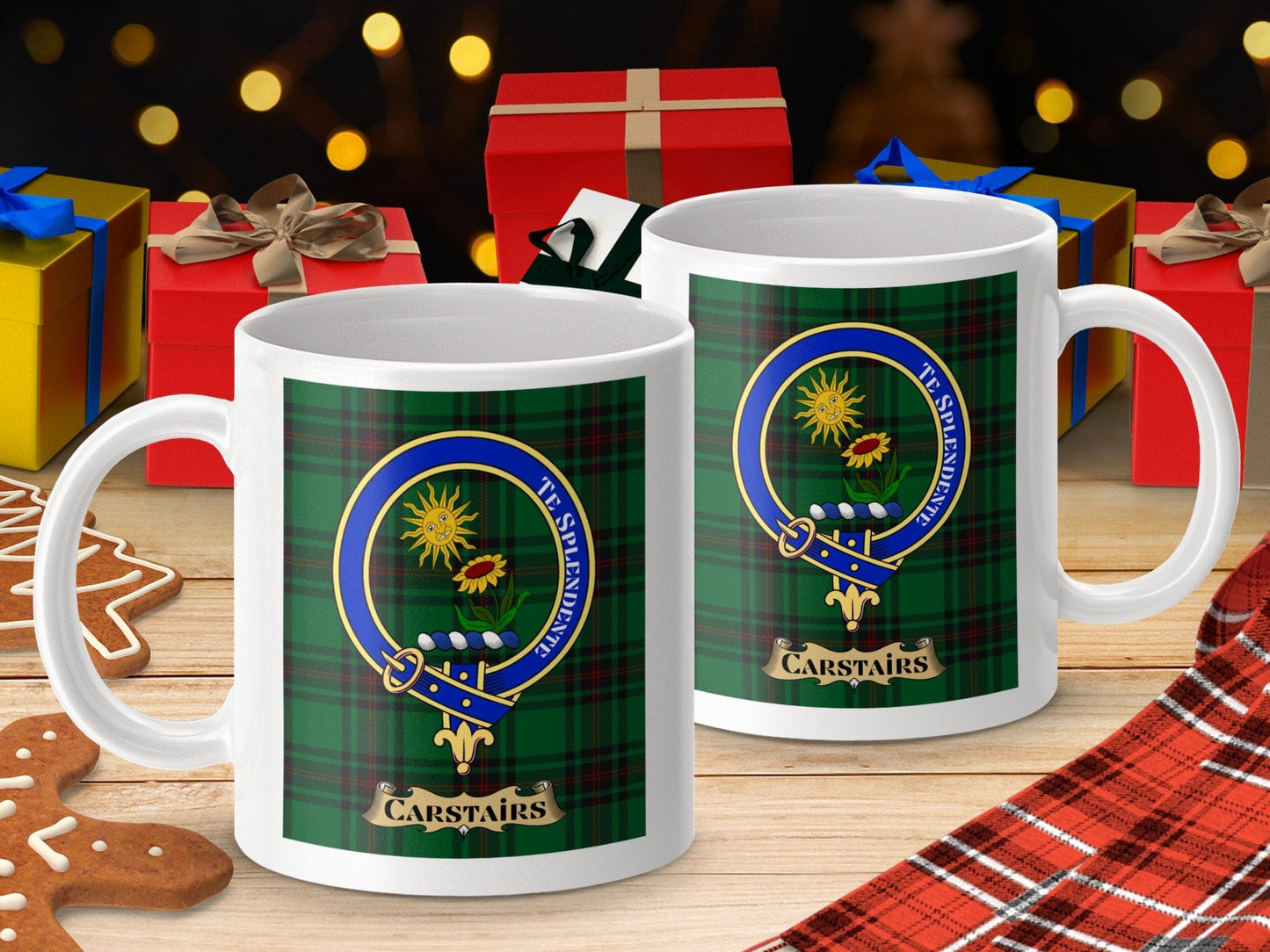 Physical Item Carstairs Clan Scottish Tartan Crest Mug