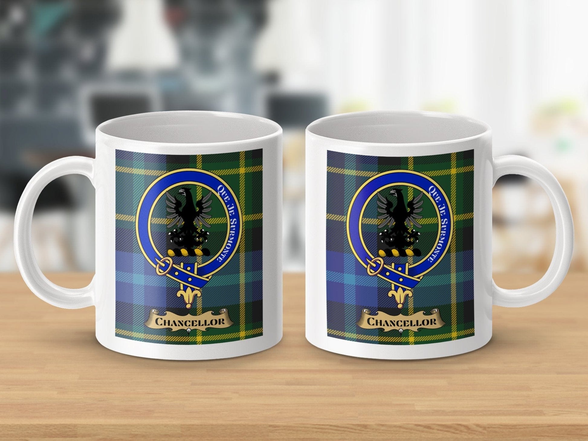 Physical Item Chancellor Scottish Clan Tartan Crest Mug