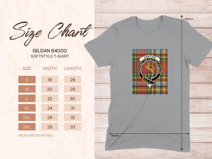 Physical Item Chattan Clan Scottish Tartan Crest Unisex T-Shirt