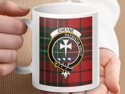 Physical Item Cheyne Clan Scottish Tartan Crest Mug