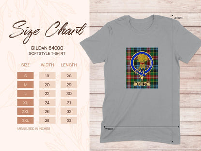 Physical Item Comyn Scottish Clan Courage Crest T-Shirt