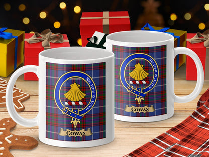 Physical Item Cowan Clan Scottish Tartan Crest Mug