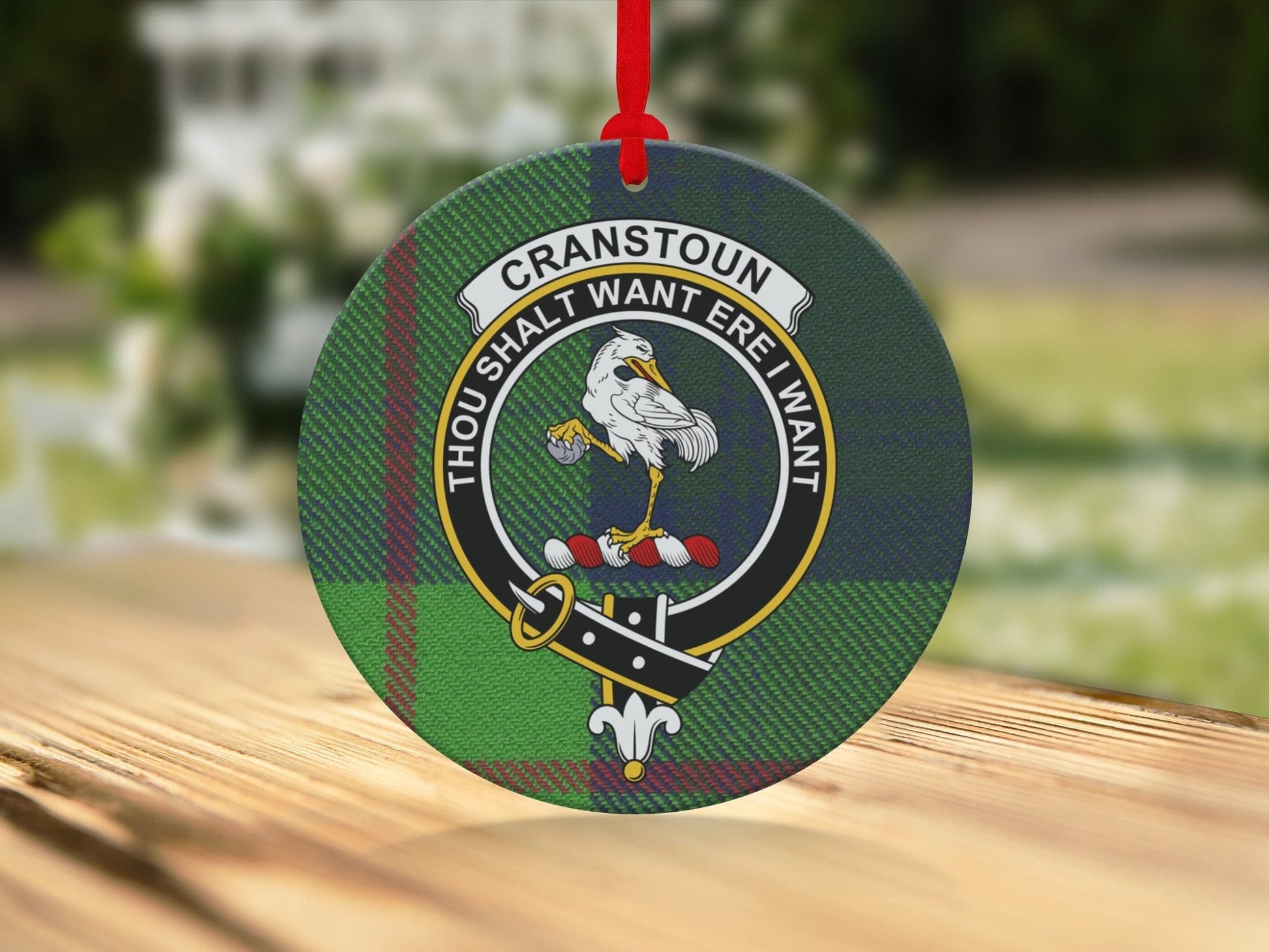 Physical Item Cranstoun Clan Crest Ornaments Thou Shalt Want Print