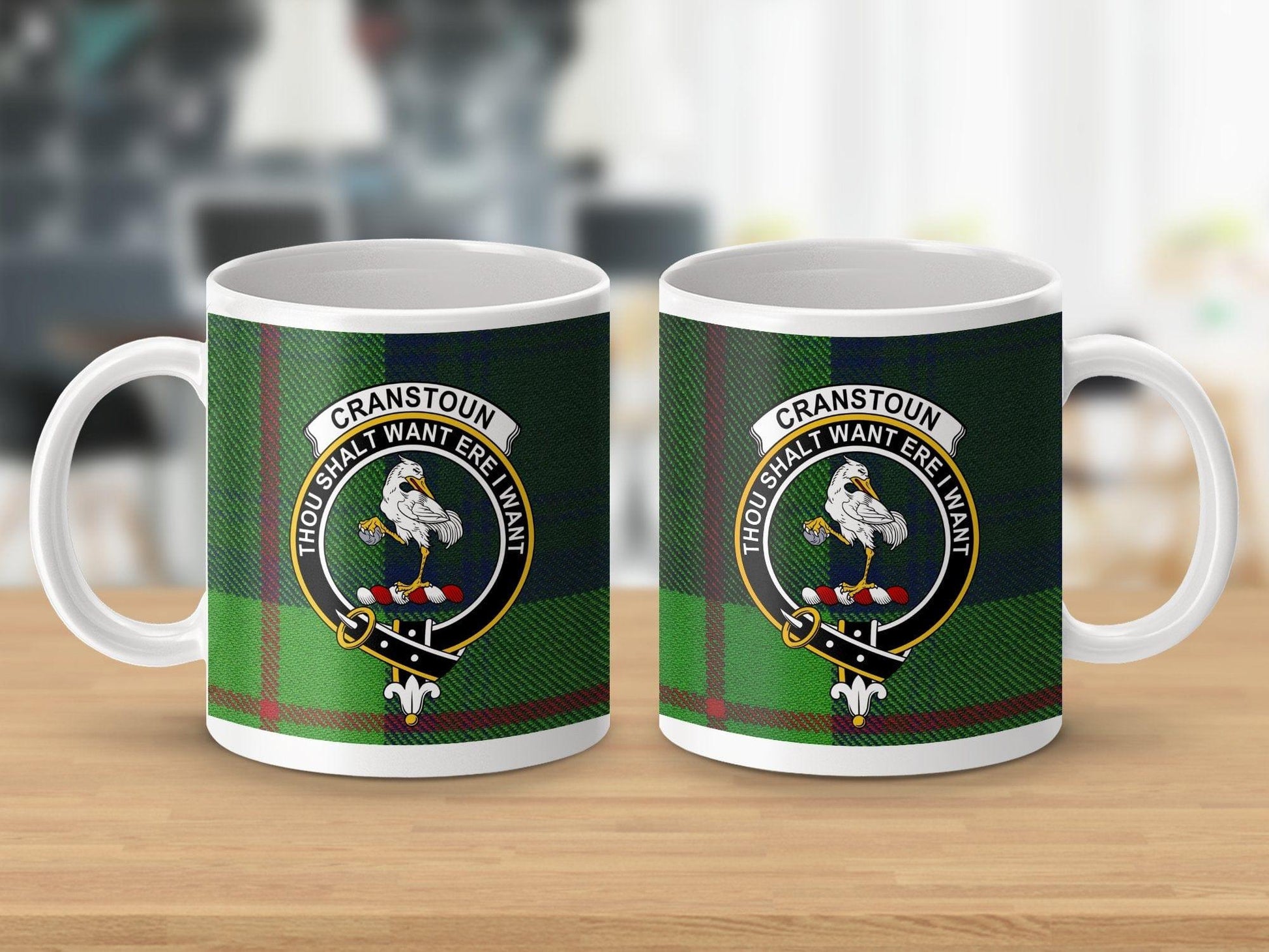 Physical Item Cranstoun Clan Scottish Tartan Mug