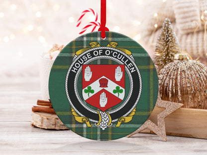 Physical Item Cullen Crest Irish tartan Christmas ornament decoration Ornaments