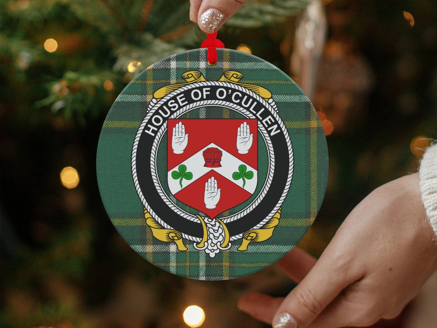 Physical Item Cullen Crest Irish tartan Christmas ornament decoration Ornaments