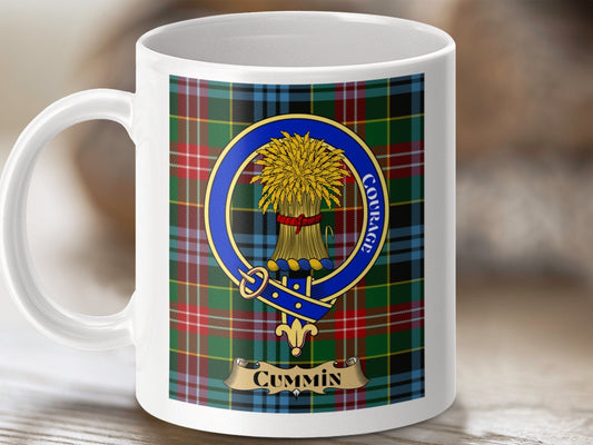 Physical Item Cummin Scottish Clan Crest Courage Mug