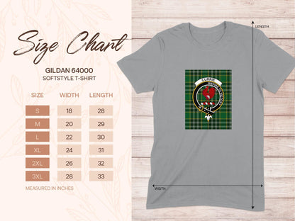 Physical Item Currie Clan Scottish Tartan Crest Unisex T-Shirt