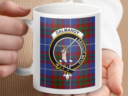 Physical Item Dalmahoy Clan Scottish Tartan Crest Mug