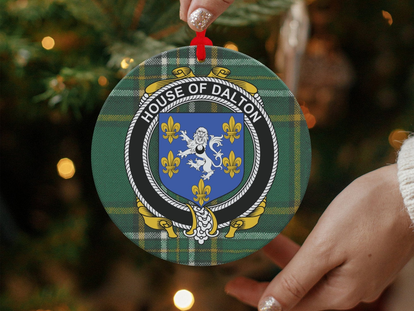 Physical Item Dalton Crest Irish tartan Christmas Ornament Decoration