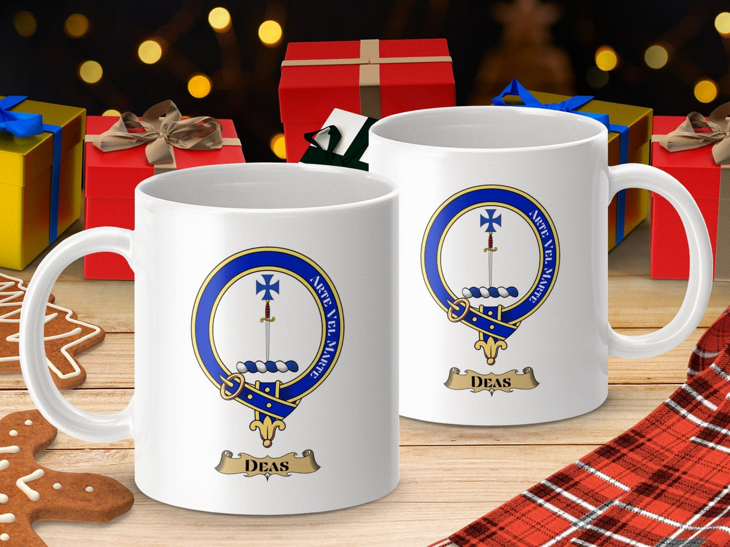 Physical Item Deas Clan Scottish Tartan Crest mug