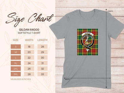 Physical Item Dewar Clan Scottish Tartan Crest Unisex T-Shirt