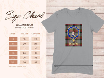 Physical Item Dickson Clan Scottish Tartan Crest Unisex T-Shirt