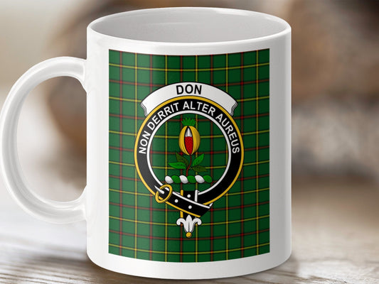 Physical Item Don Clan Scottish Tartan Crest Mug