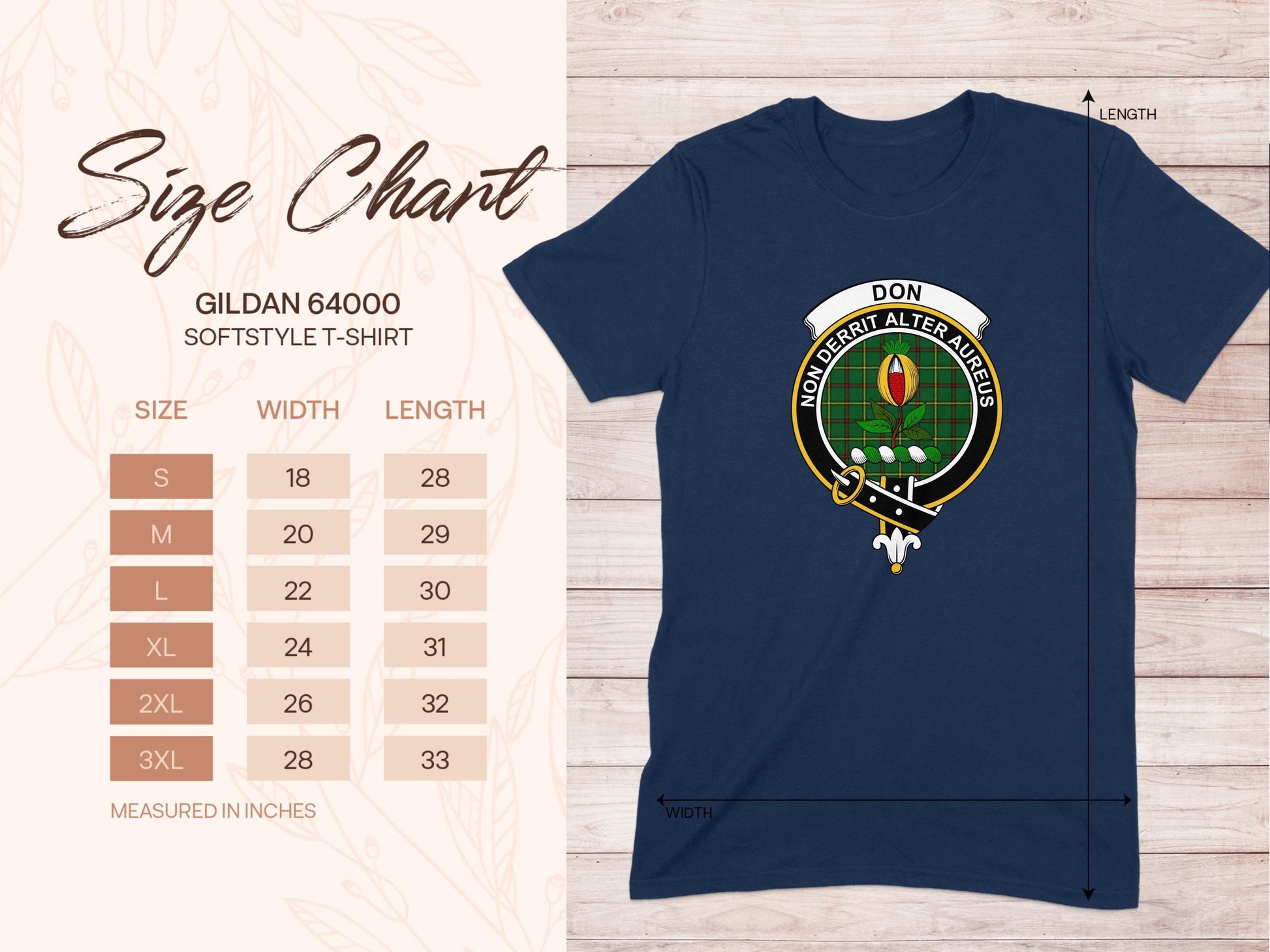 Physical Item Don Clan Scottish Tartan Crest T-Shirt