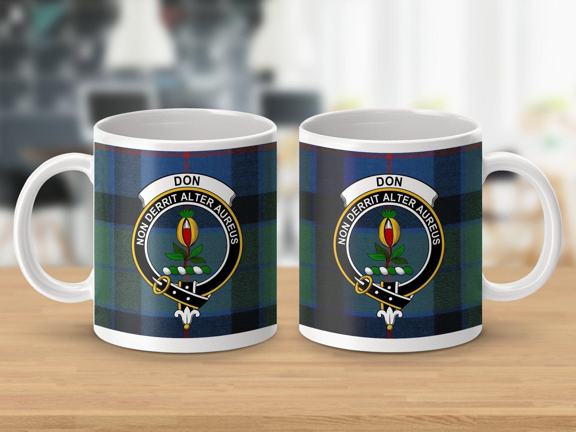 Physical Item Don Clan Scottish Tartan Emblem Mug