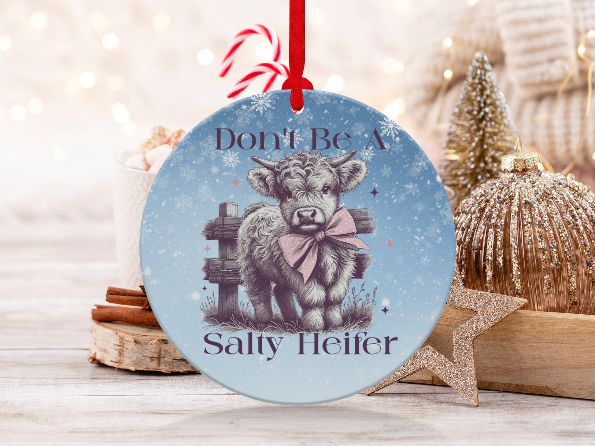 Physical Item Don't Be A Salty Heifer Highland Cow T-Shirts