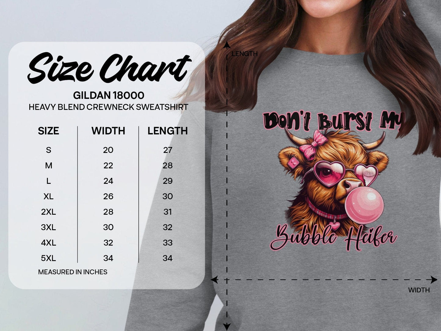 Physical Item Dont Burst My Bubble Heifer T Shirt Highland Cow Shirt Funny Cow Top